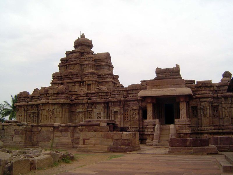 The Mallikarjuna Temple in longitudinal profile. Built by Tailokyamahadevi, it was originally called the Trailokyesvara Temple.