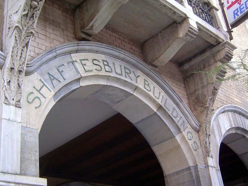 This was an undertaking of the British and Foreign Bible Society, which owned the building at least until 1960. The building takes its name 