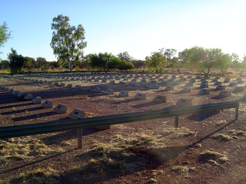 Tennant Creek cemetery.