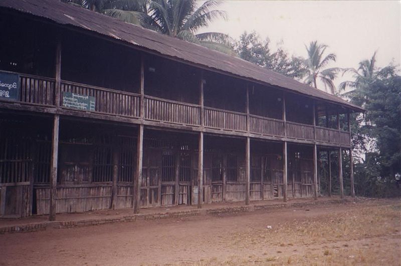 Newer schools are simpler and of teak.