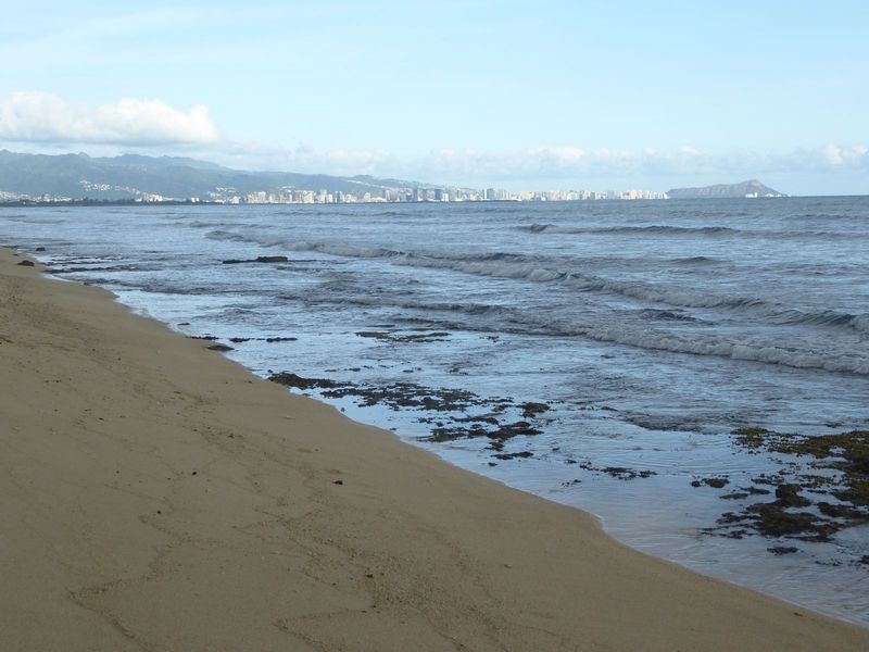 You've decided that you want to be close to Waikiki but not too close. Here we're at Ewa Beach, 10 miles west of Waikiki. That puts us on th