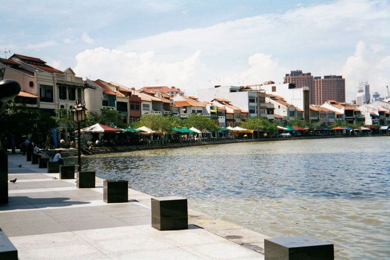 The same bend of the river. It's Clarke Quay, named in 1896 for Andrew Clarke, governor of the Straits Settlements, 1873-5. It was originall