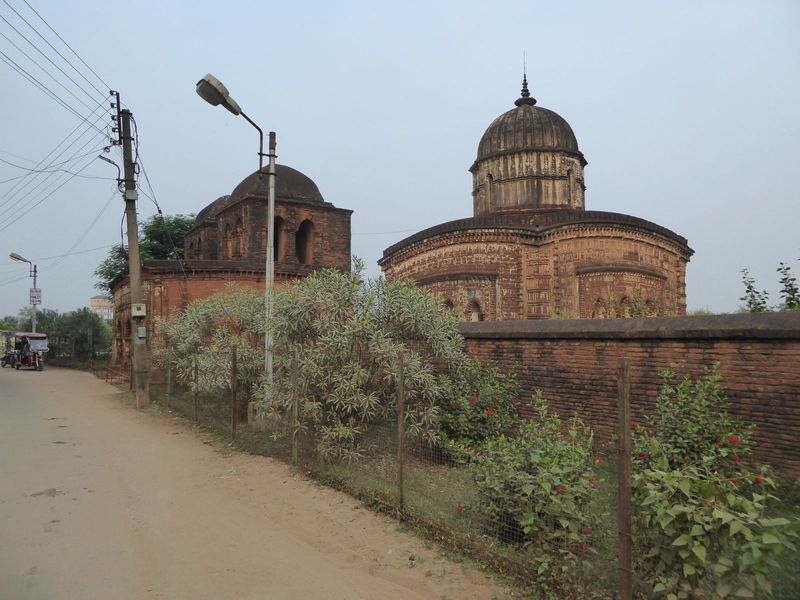 Two years before the kingdom was ceded to the British, the Radha Syama temple was built in 1758 by the unfortunate Chaitanya Singha. O'Malle