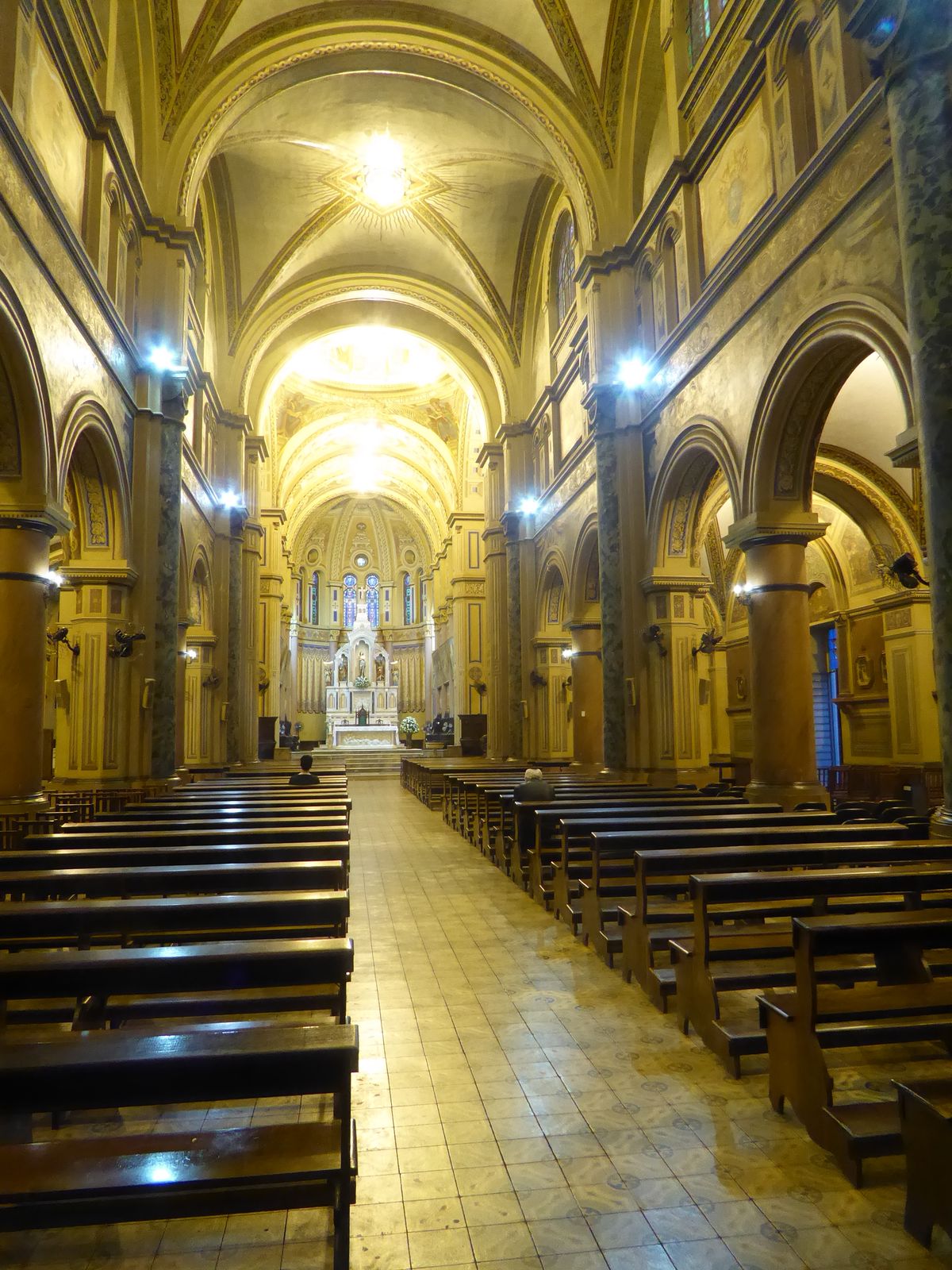 Twenty years after arriving here, settlers had created a church that might be confused with one in Europe.