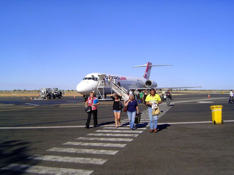 Sorry, no international arrivals. This flight came from Darwin, which is mildly ironic since the next several folders show the road back.