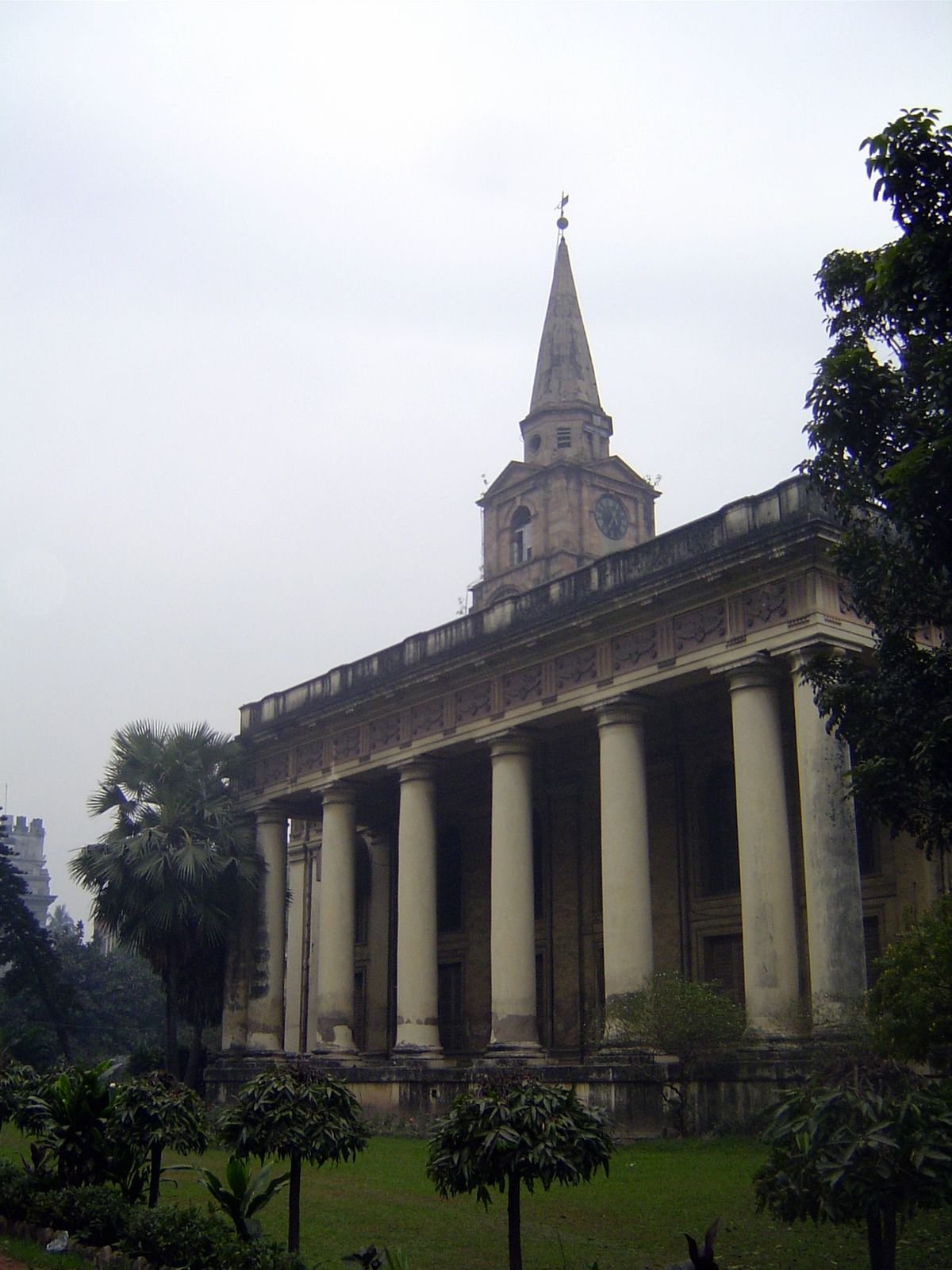 A block away: St John's Church, originally Calcutta's cathedral church. It was built in the 1780s to commemorate the victims of the First Af
