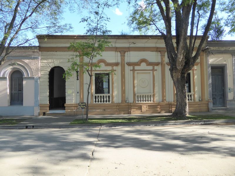 A house converted to a small hotel.