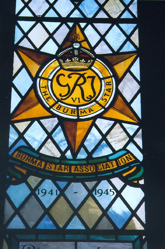 A window in the church of St. Michael at the North Gate.