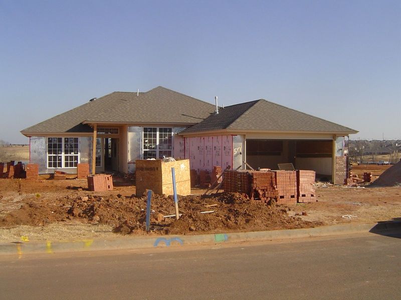 In this case, the builder is using foam panelling, not OSB.