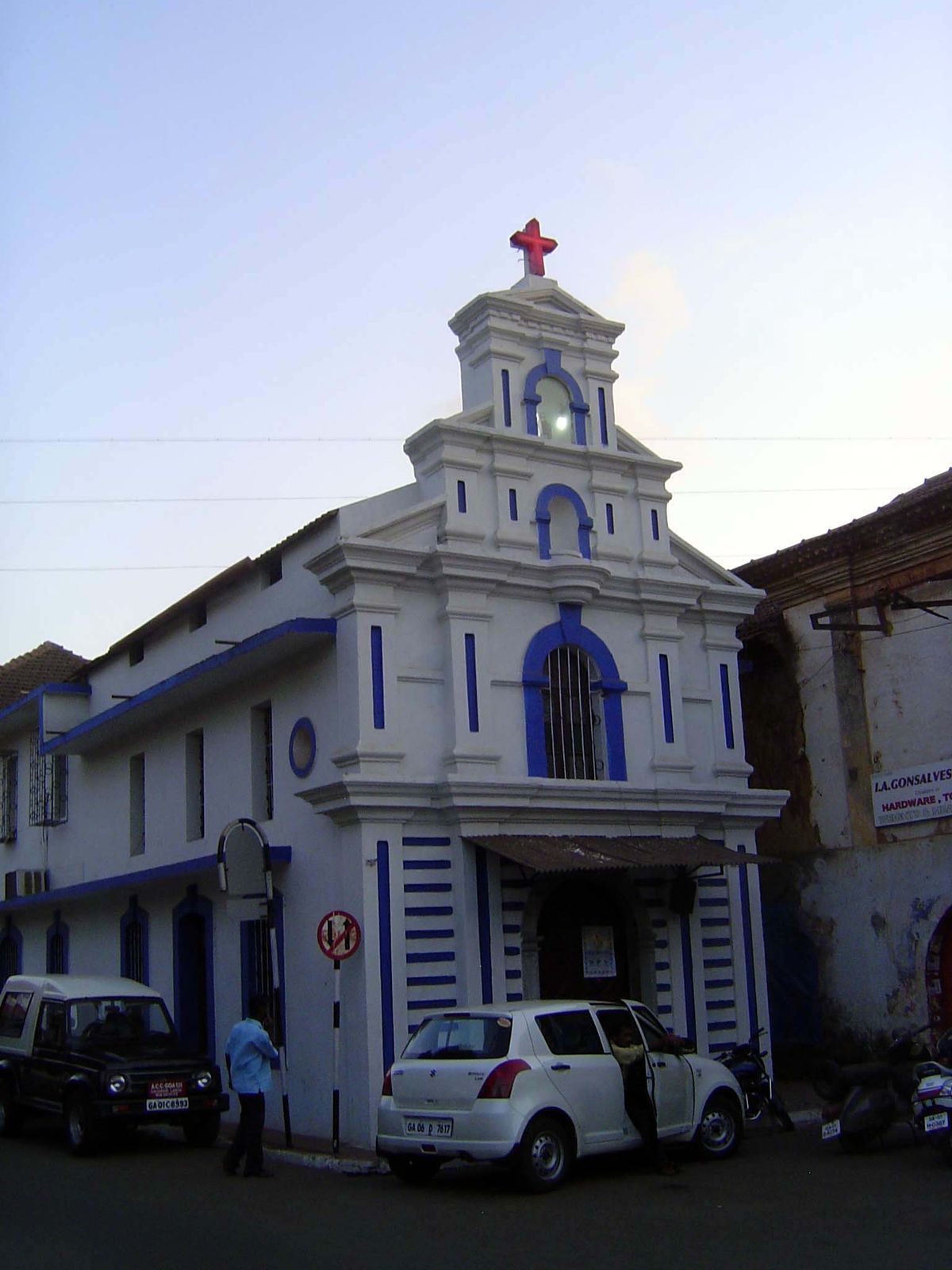 The neighborhood is called Sao Thome, after this tiny church, built in 1849.