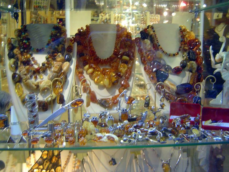 Paintings, sure, but also Baltic amber in barbaric lumps.
