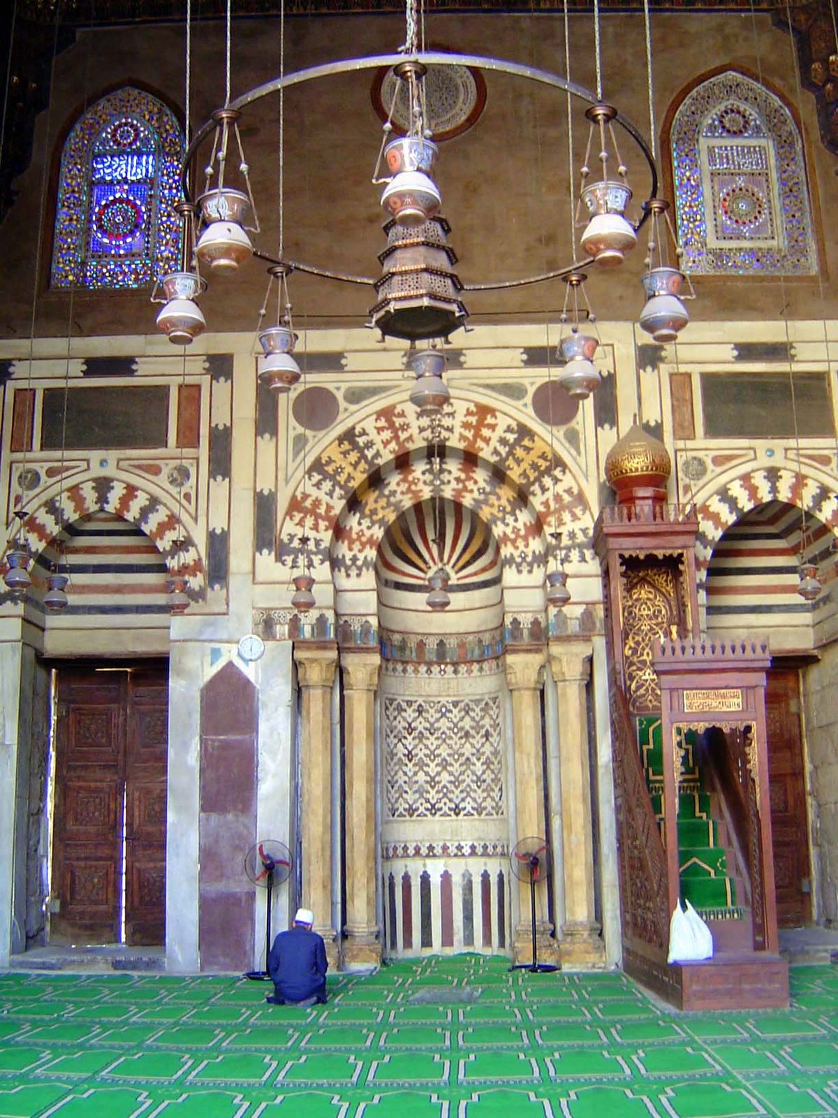 The newer mihrab.