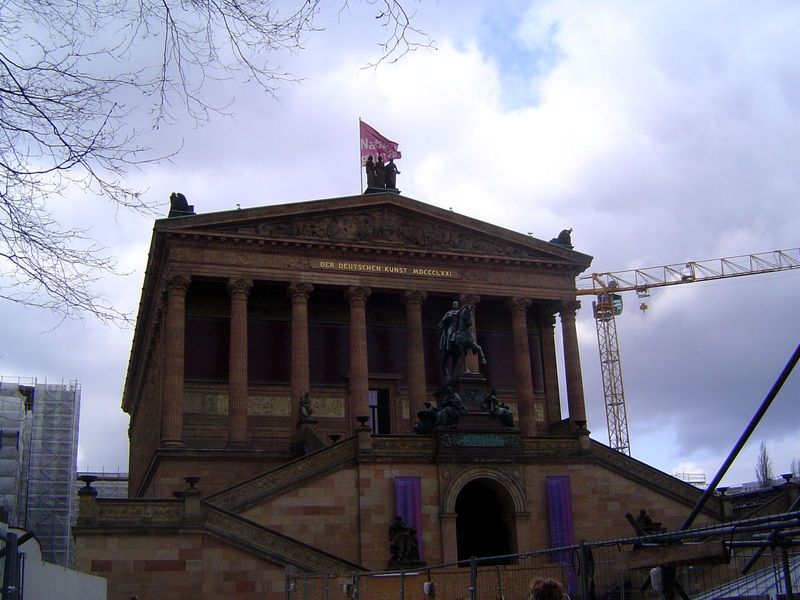 Behind the Altes Museum is the Alte Nationalgalerie, the Old National Gallery of 1861.
