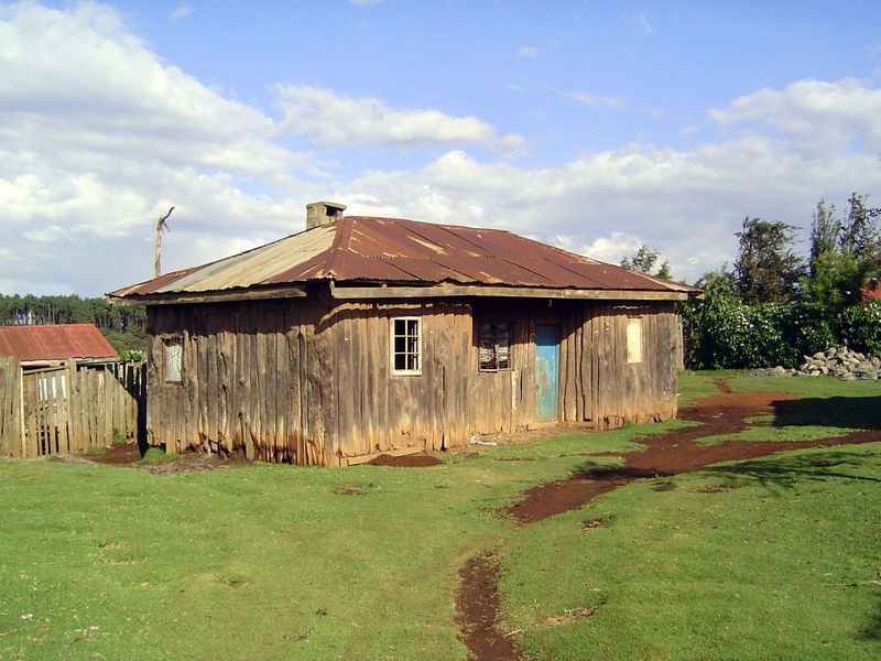 Here's the original house on this parcel, which has subsequently been subdivided among the children of a very large family.