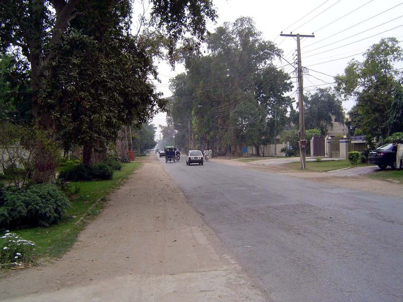 One of the radial superblock streets: houses were limited to covering no more than one-third of the lot.