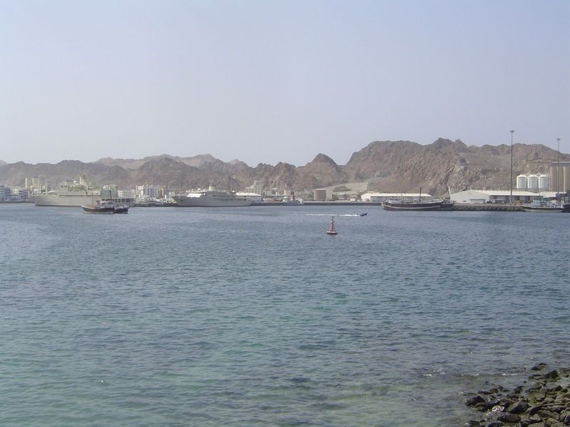 Muttrah waterfront by day.