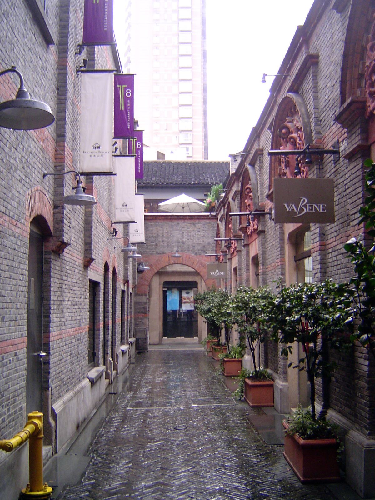 Xintiandi repurposes worker's housing.