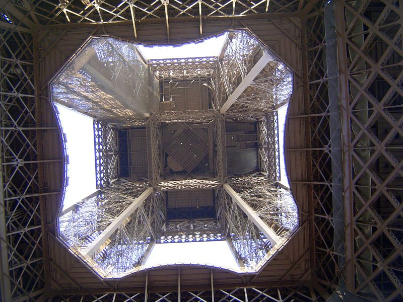 The Eiffel Tower was built for the Exposition Universelle of 1889, the centenary of the revolution. Two engineers Nouguier and Koechline, al