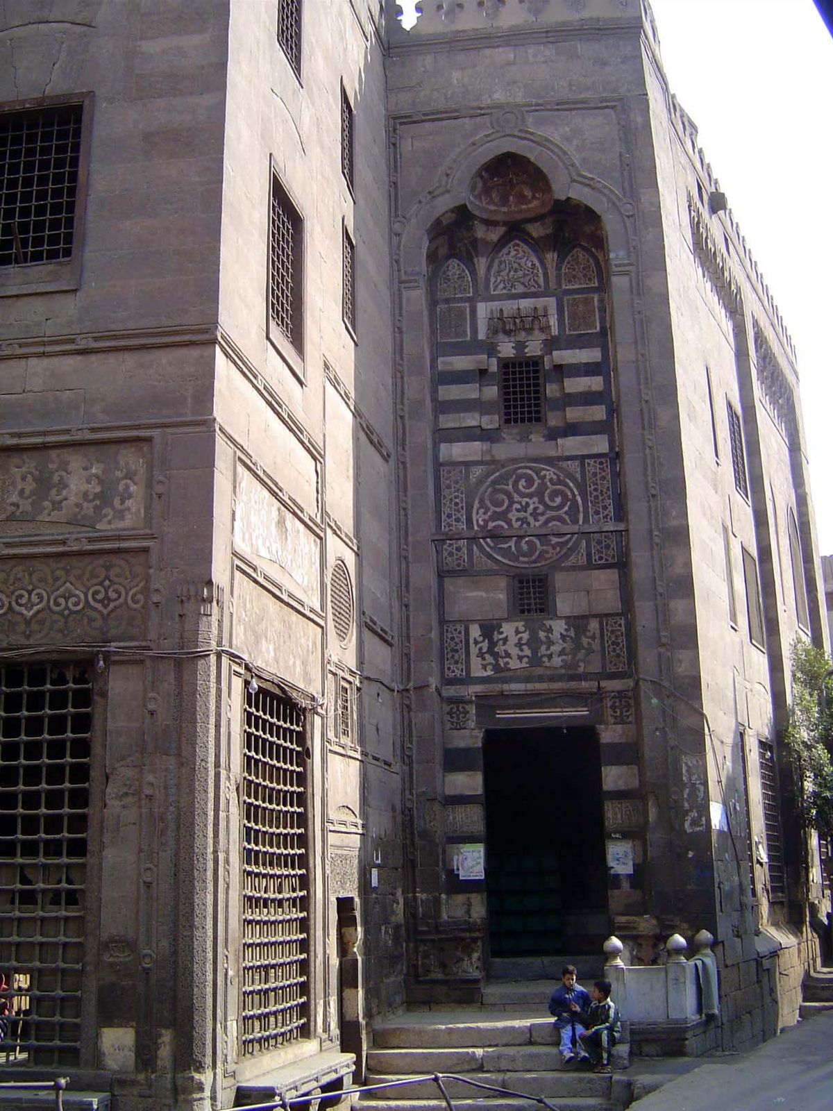 The mosque's entrance. Expecting much?