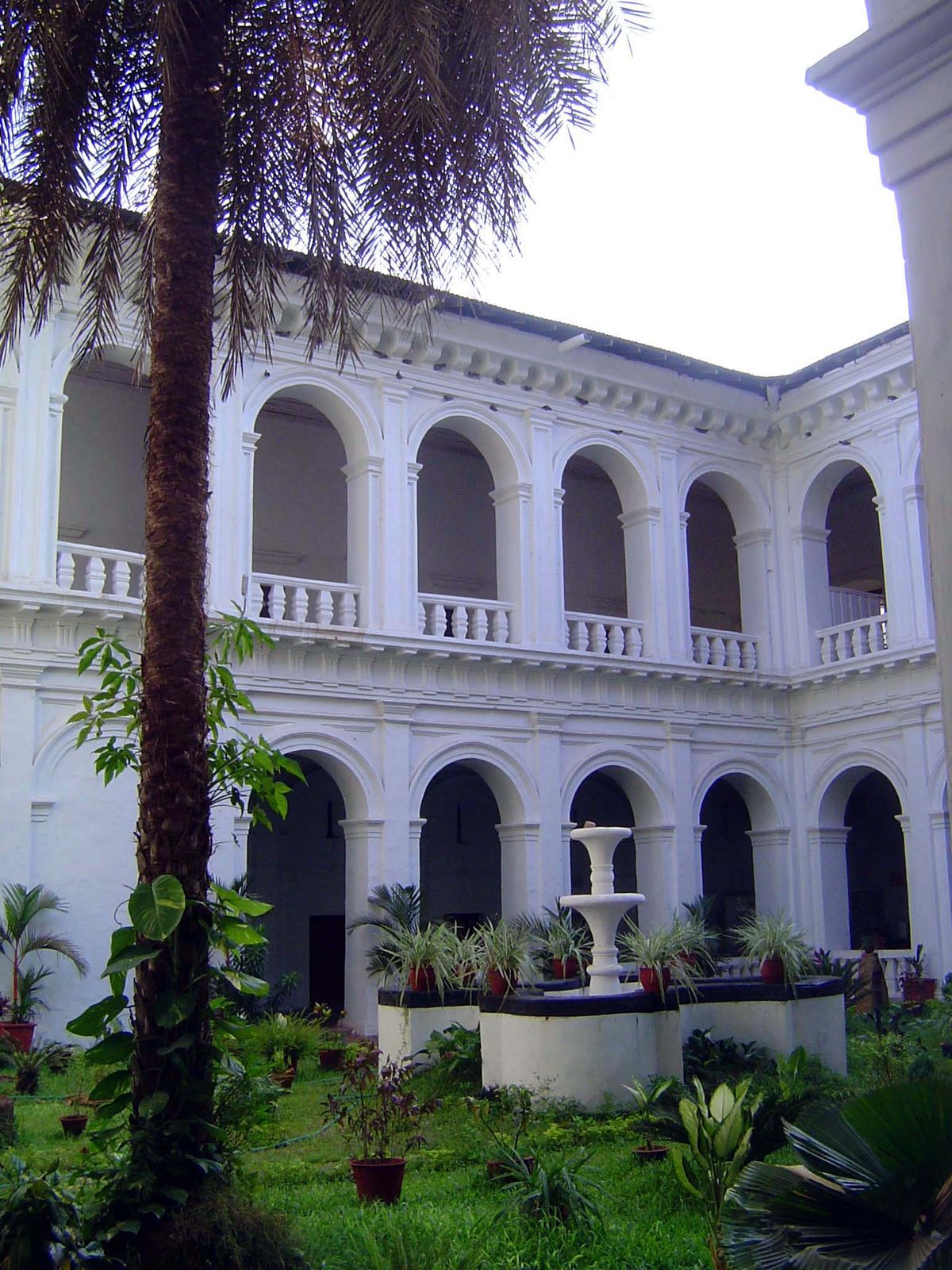 Courtyard of that monastery, now the Pius X Pastoral Institute.