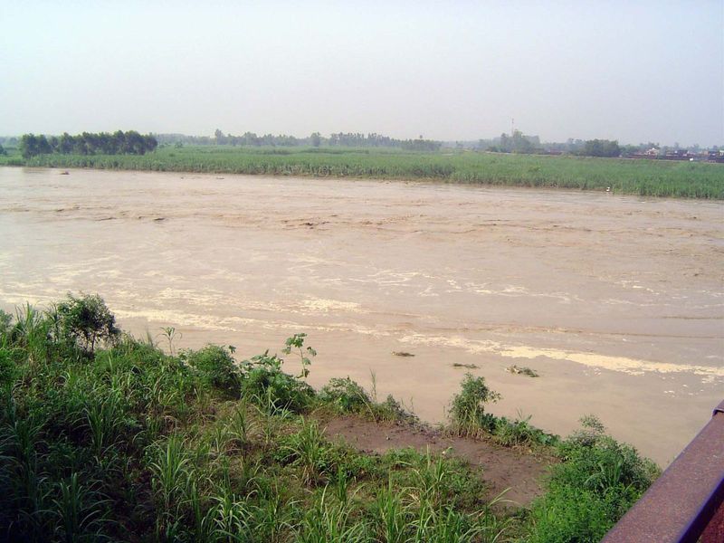Farther downstream, the river runs free.