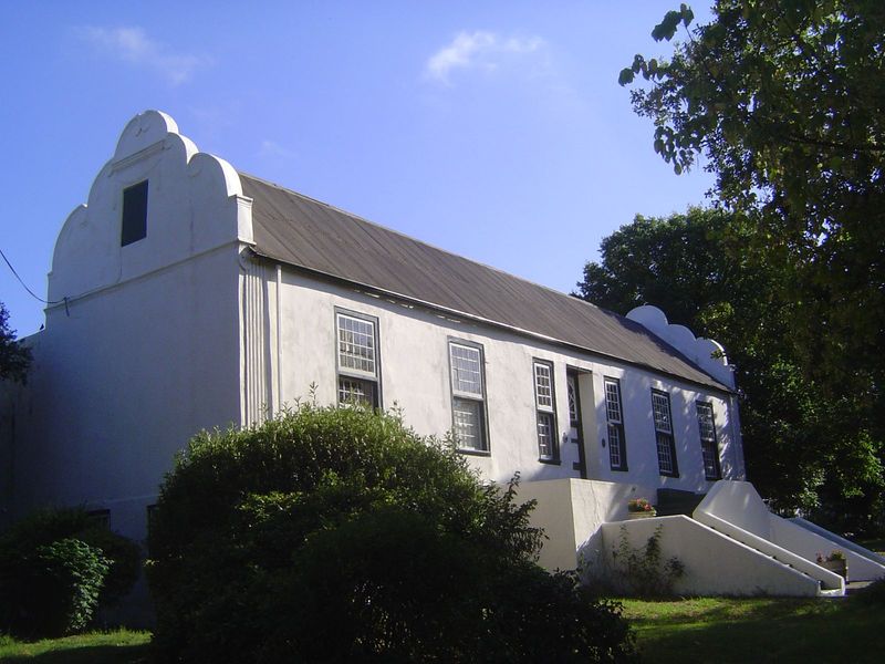 Another house on Voortrek Street, this one was built in 1825 by the wainwright Jacobus van Dyk. He sold it in 1839, and it became a school i