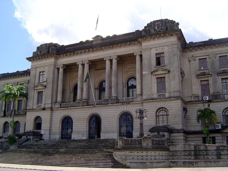 The city hall bespeaks ambition.
