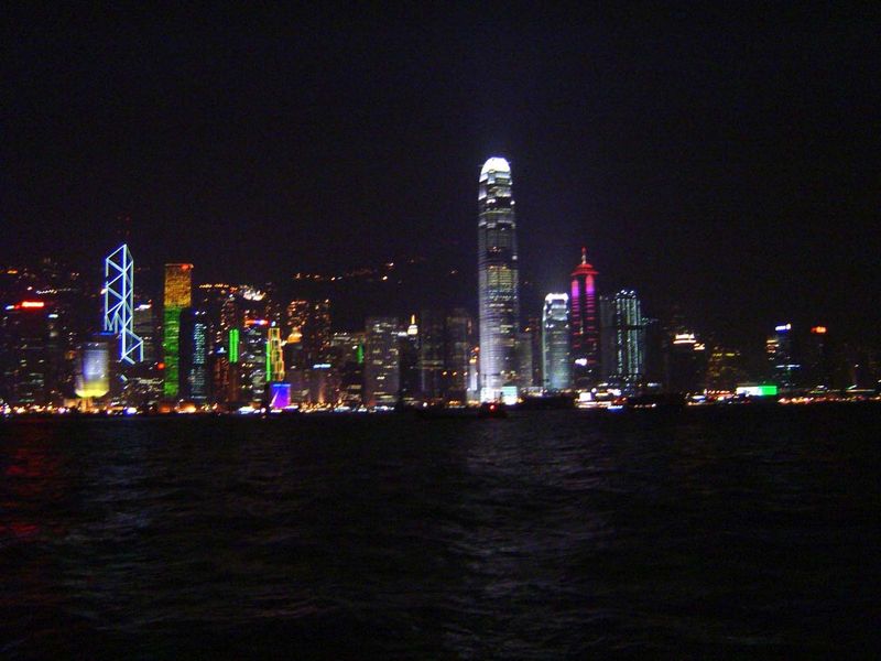 The "Manhattan" view of Hong Kong: Victoria from Kowloon.