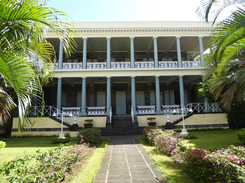 Here's a much grander place, the Catholic Bishop's palace.