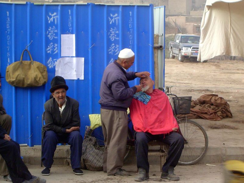 A barber.
