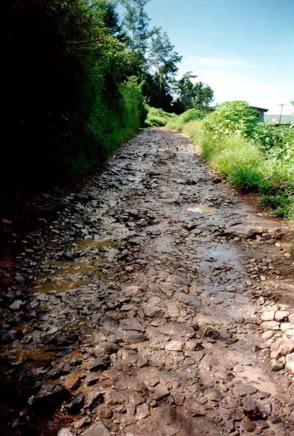 The best roads are poor, and the average one poorer still.