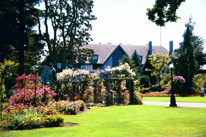 Less inviting: Government House, the official residence of B.C.'s Lieutenant-Governor. The house itself is from the 1950s—and as dowdy as Ca