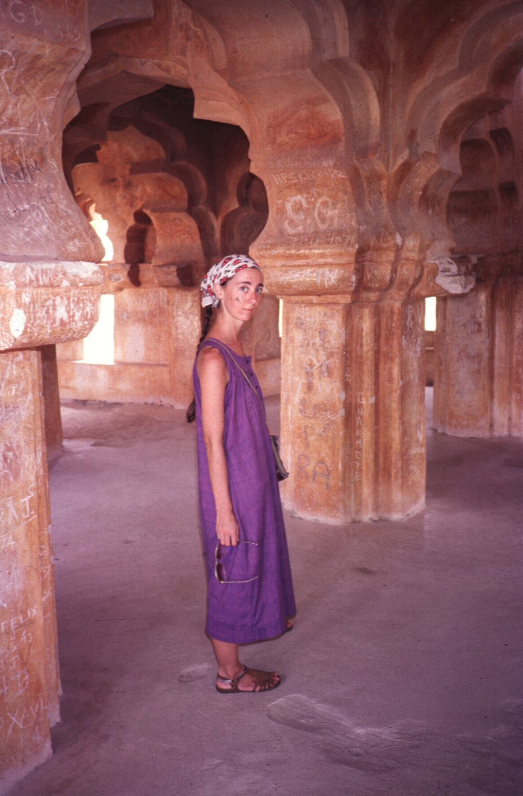In 1981, the enclosure was not secured or guarded, and graffiti were rife.