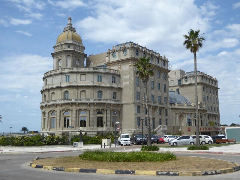 Here's the casino today. The hotel closed during the COVID-19 pandemic, but the casino reportedly stayed open.