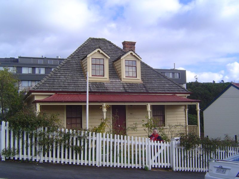 The oldest surviving house in Wellington. It's on Nairn Street and was built in 1858 by William Wallis, a carpenter whose family remained in