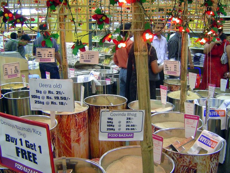 Buy 1, get 1 free. All the major signs are in English.