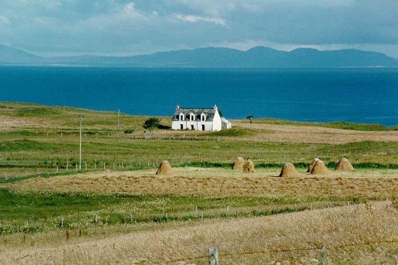 The brutality of the Highland Clearances has produced a landscape that is now a study in the picturesque.