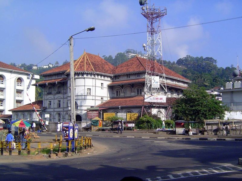 Adjacent to the railway station a modern structure, replacing the colonial one is the old railroad hotel.