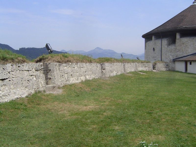 Up top, there's a lot of room, not only for buildings but for extensive tunnels and parade grounds.