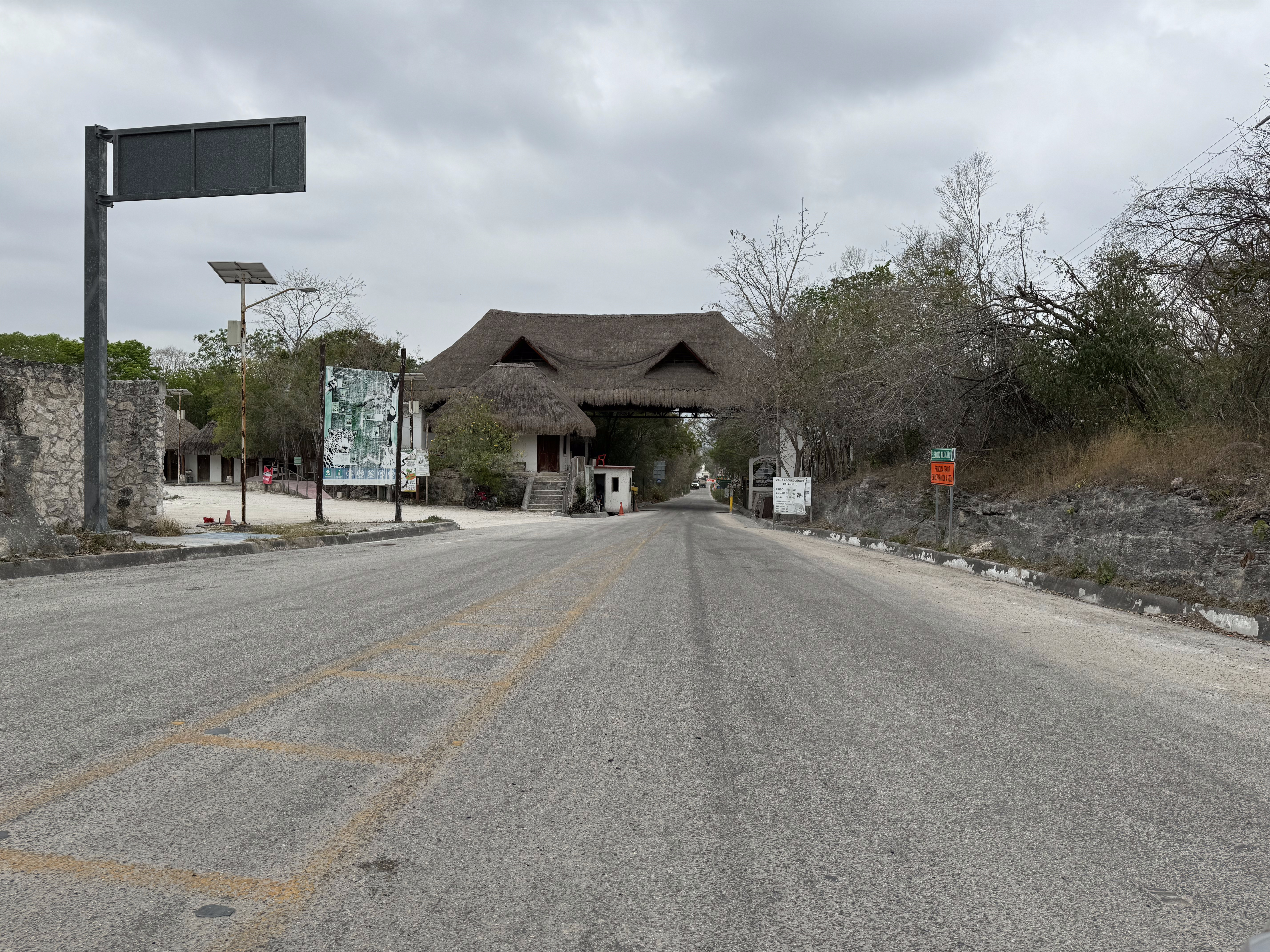 So much for Homiguero, Chicanna, Becan,  and Xpujil.  It's time for remote Calakmul, famous both for being discovered recently and for being
