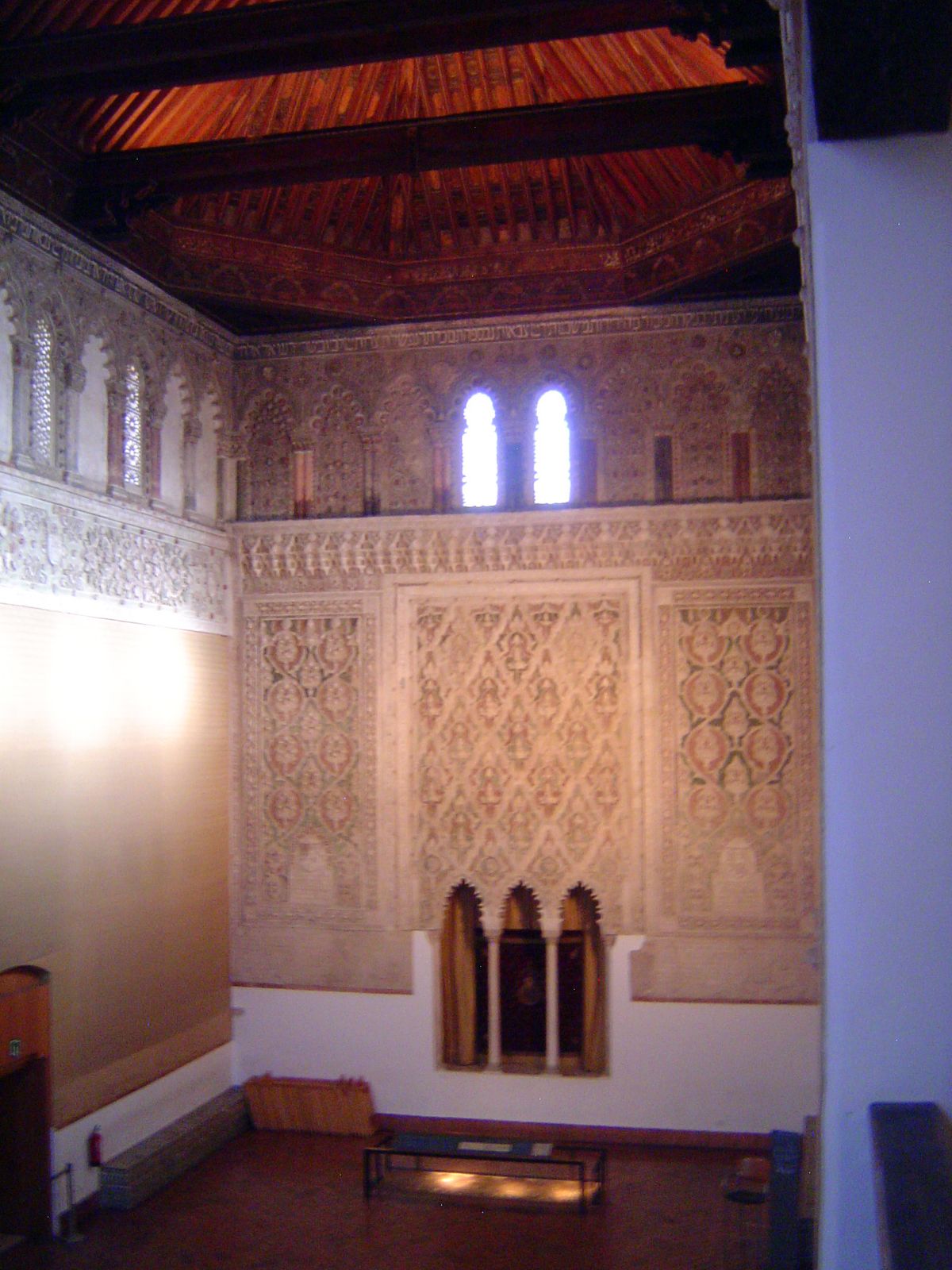 The view from the women's gallery.