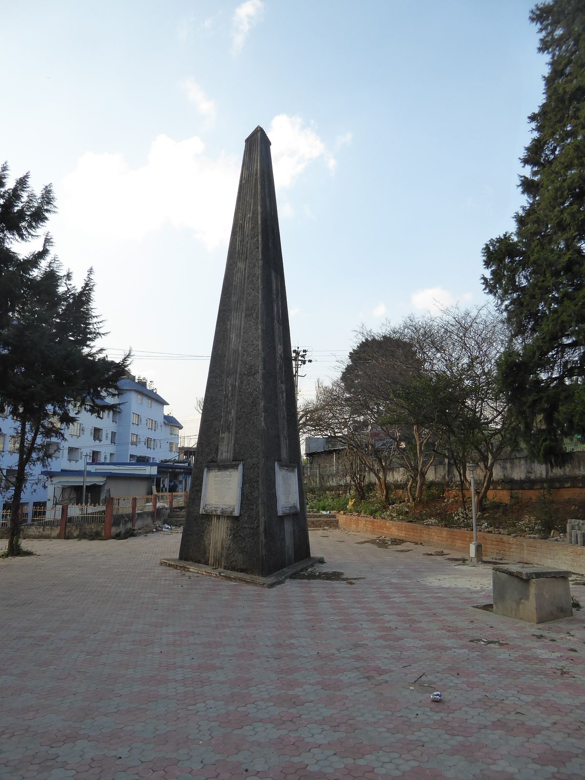 Of course the Indians have erected monuments to their own heroes.