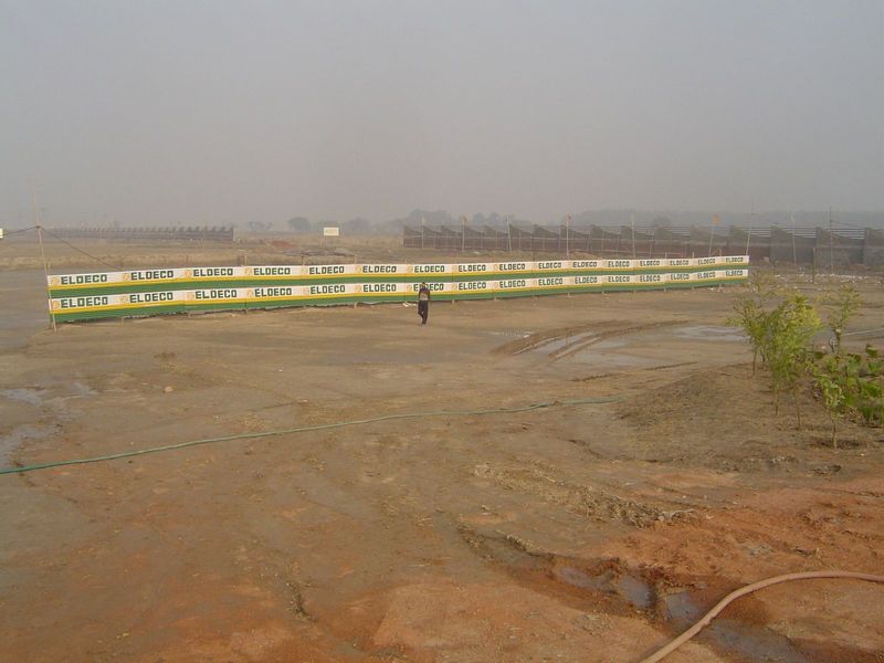 Next door, another developer and his field of dreams.