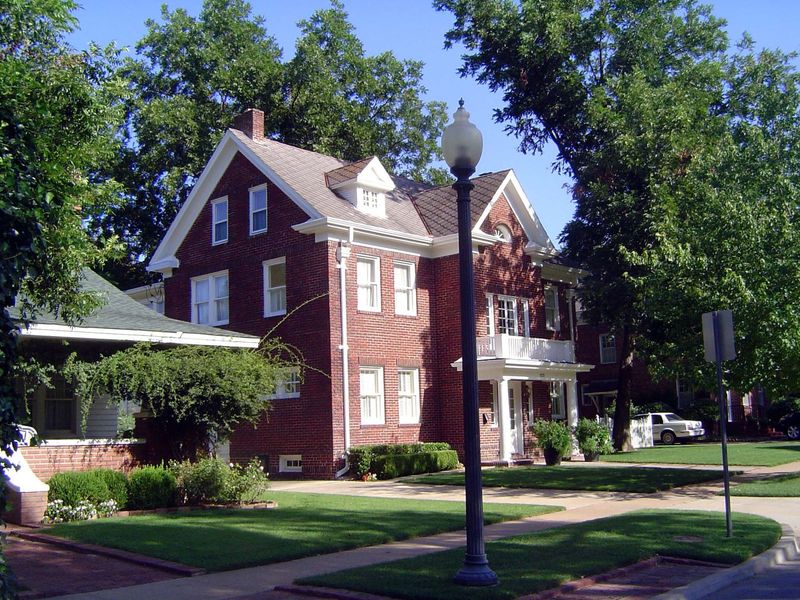 Back in the 1920s, this was the home of the dean of the graduate college. It's only a couple of blocks from the campus, which puts it in the