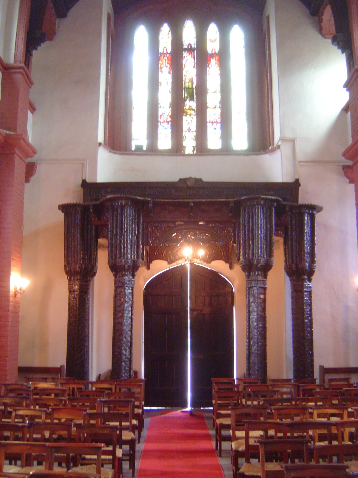 West entrance.