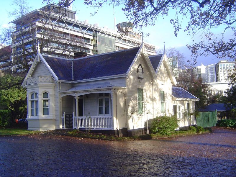 Parks in those days needed fulltime gardeners, and Slater in 1882 provided this gardener's cottage at the edge of the park. The longtime occ