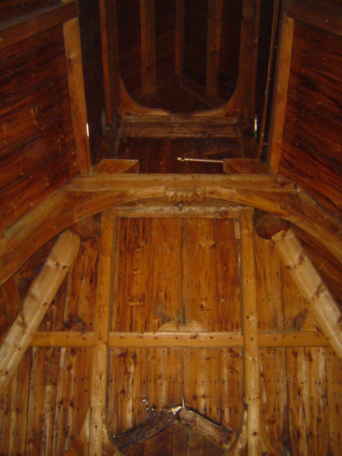 Roof of chancel and nave.