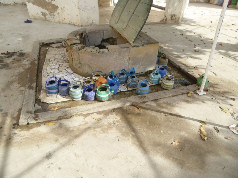 The mosque has one of the few wells on the island, which perhaps explains the mosque's location.