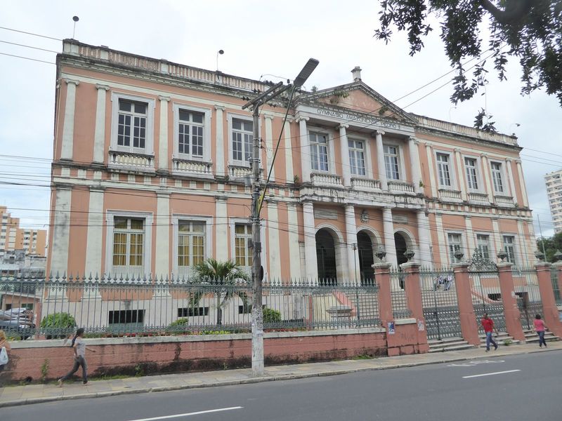 Here's the Amazonian Dom Pedro II College, opened in 1886 as the Lyceu Provincial Amazonense.