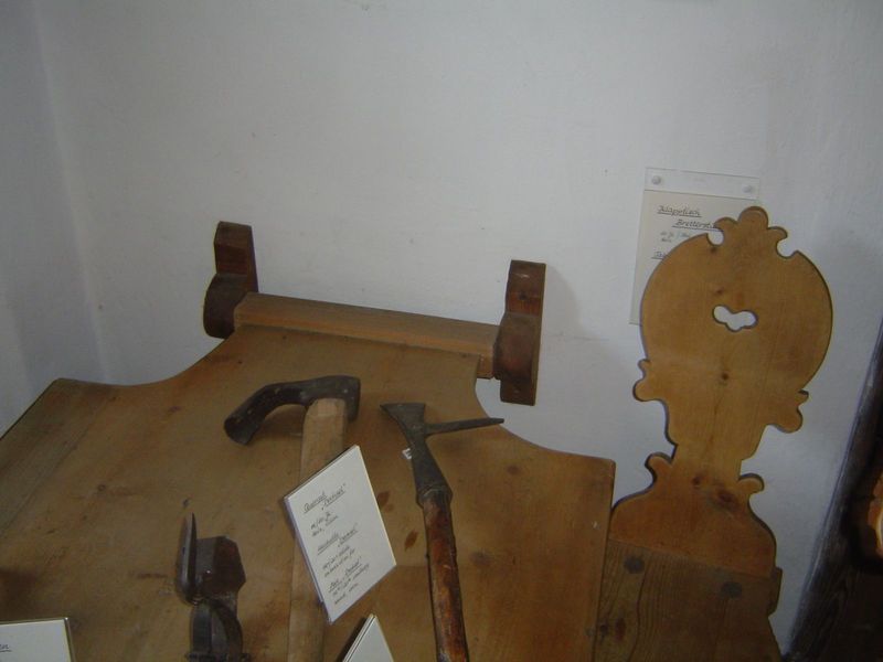 The workman's tools.